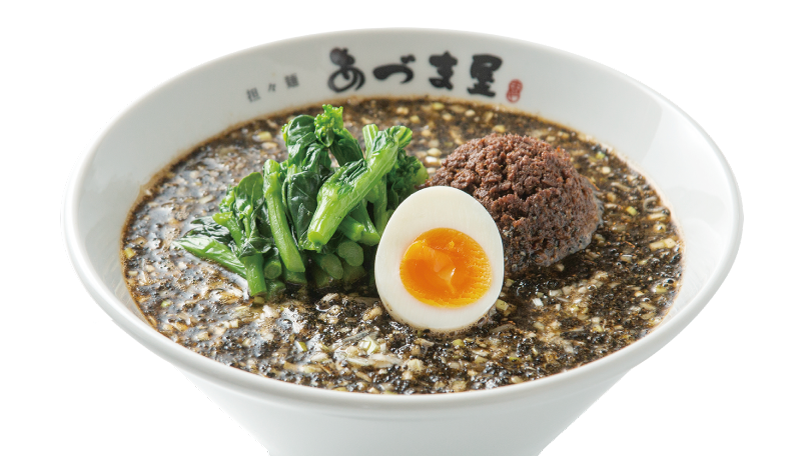あづま屋総本店の黒の担々麺 - 黒胡麻ペーストの香味が濃厚な味わい